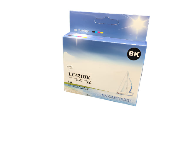 خرطوشة حبر سوداء متوافقة مع BROTHER LC421XLBK