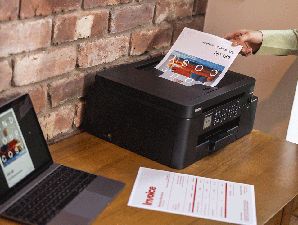 MFC-J4350DW מדפסת הזרקת דיו משולבת אלחוטית