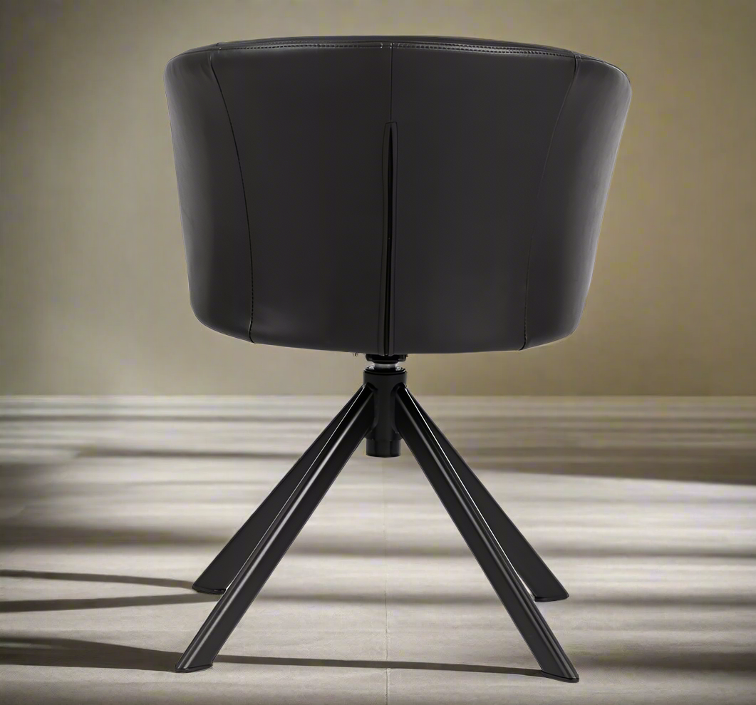 Swivel corner chair 9-219A Faux leather