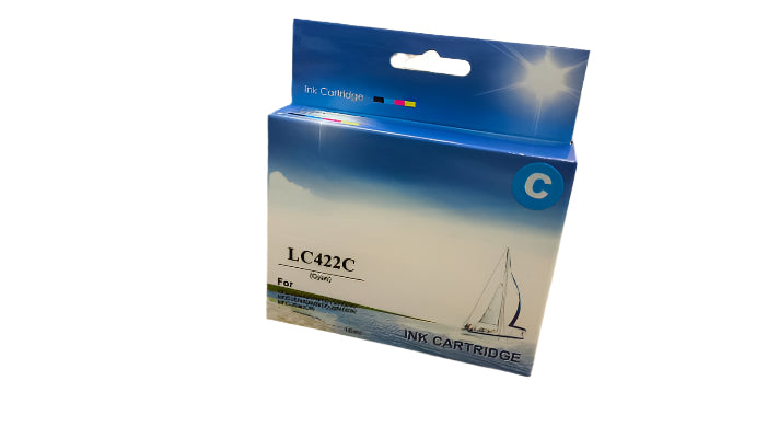 ראש דיו תואם  ציאן BROTHER LC422C