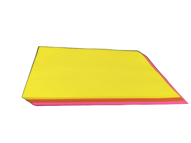 ورق صور A4 بألوان فسفورية - 80 جرام - 100 ورقة