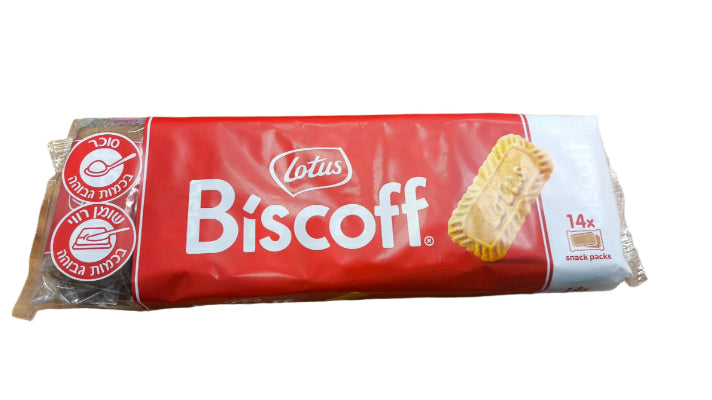 ביסקוויט קרמל לוטוס  אריזה 14 זוגות