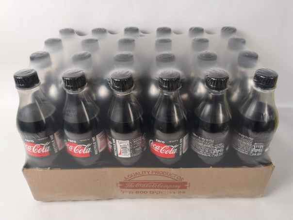 משקה קולה זירו  500 מ"ל – מארז 24 יח