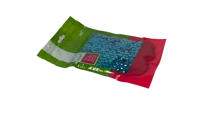 פייטים כחול מתכתי