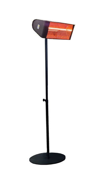 תנור אינפרא אדום כולל סטנד שחור ושלט | דגם BOSTON premium 2500W | שחור מט