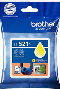 ראש דיו צהובBrother LC521Y