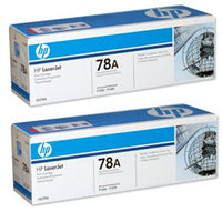 זוג טונרים מקוריים HP CE278AD
