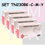 סט ארבע טונרים TN230BK/C/M/Y