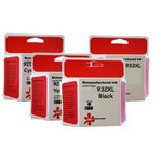 סט 4 ראשי דיו HP932XL+HP933XL תואמים