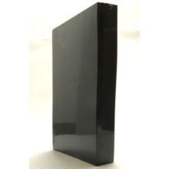 גב אחורי עבה במיוחד - 300 גרם - שחור