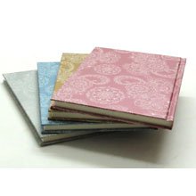 מחברת כריכה קשה A6 מעוצב - מטאלי