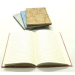 מחברת כריכה קשה A6 מעוצב - מטאלי