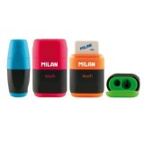 מחדד כפול עם מחק MILAN COMPACT TOUCH