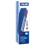 סט 4 טוש דק ללוח מחיק כולל מחק כולל מתקן מגנטי MILAN