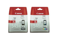 זוג ראשי דיו  מקורי קנון CANON PG-545XL+CL-546XL