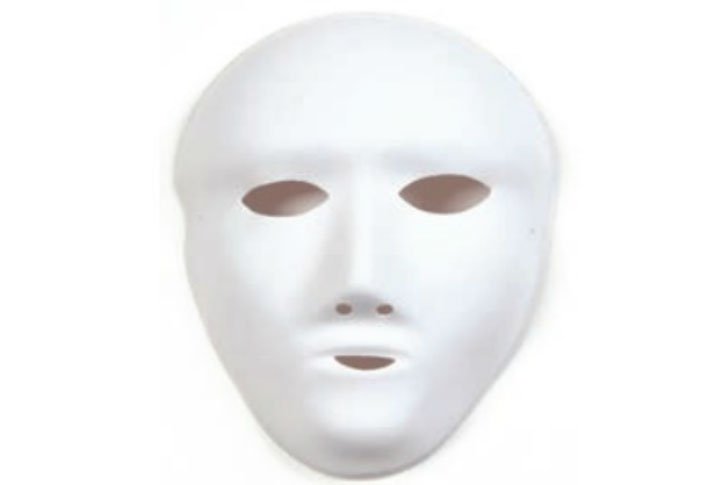 מסכת פנים קטיפה לצביעה -20 מסכות בחבילה