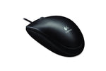 עכבר חוטי LogiTech B100-שחור