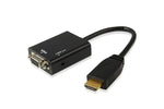 כבל ממיר HDMI TO VGA + אודיו, תומך עד 1080P