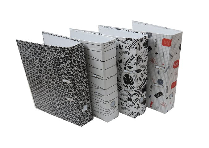 קלסר משרדי מעוצב קווים גרפים