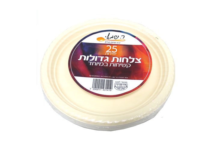 צלחת פלסטיק חד פעמית דנטס -9``