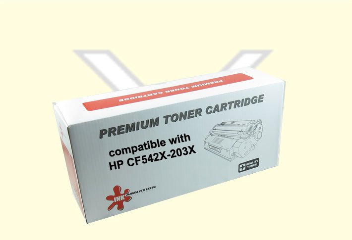 טונר צהוב תואם CF542X לכ-2,500 דף (ׂHP 203X)