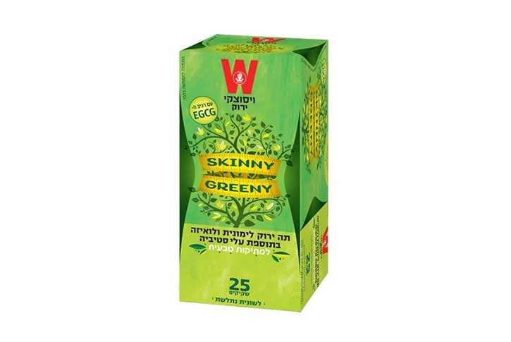 תה ירוק לימונית לואיזה סטיביה skinny greeny