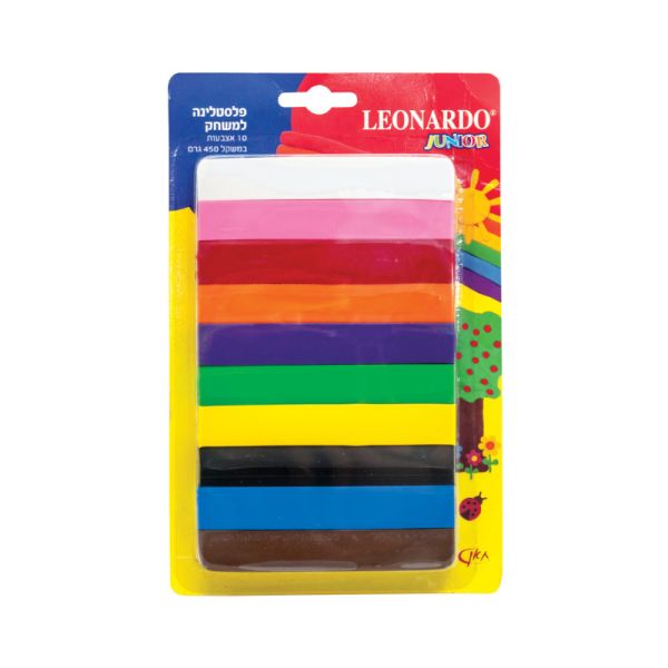 10 אצבעות פלסטלינה 450 גרם