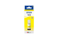 בקבוק דיו צהוב מקורי EPSON 103 Yellow ink bottle 65ml C13T00S44A אפסון