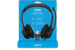 אוזניות ‏חוטיות Logitech H390 לוגיטק
