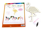 ריקמה פלמינגו מעץ 15*23 ס``מ - ללא חוטים