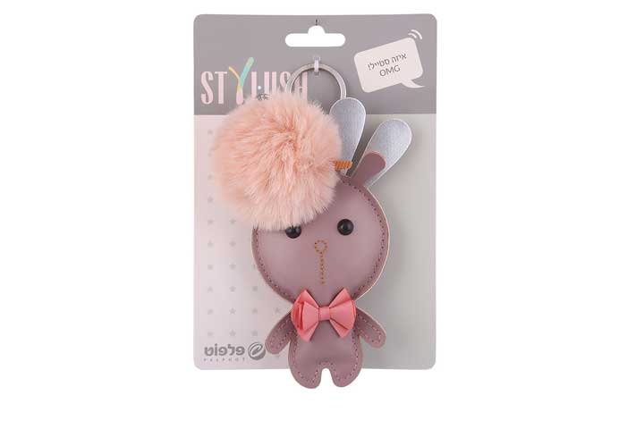 מחזיק מפתחות ארנב סטיילוש