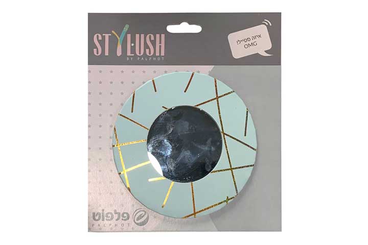 מראה עם מגנט ללוקר פוייל זהב