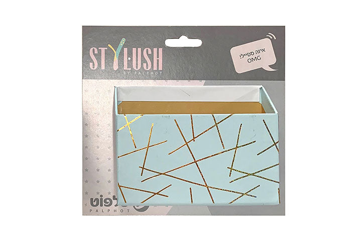 מעמד כלי כתיבה ללוקר סטיילוש פויל זהב