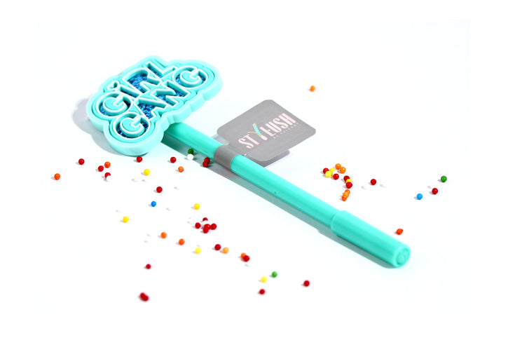 עט ג`ל תכלת סטיילוש