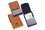 מארז מהודר לכרטיסי ביקור אלומיניום ועור מבית המותג גבעוני