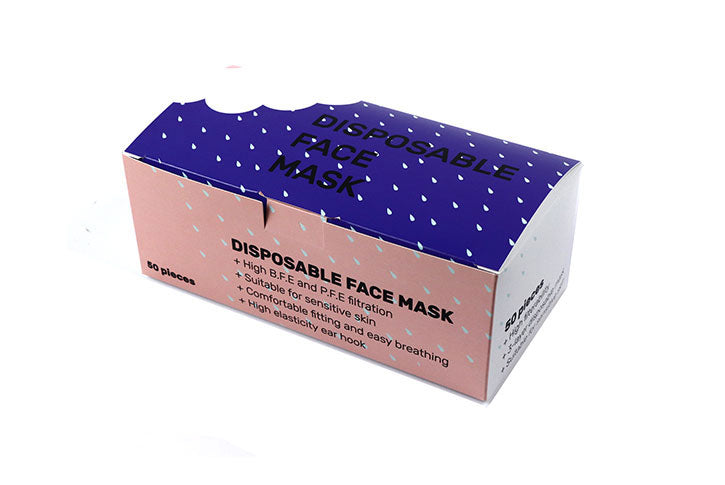 50 נשמיות (מסכות) לפנים דגם לבבות