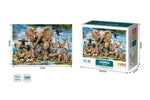 פאזל 1000 חלקים - Animal World חיות