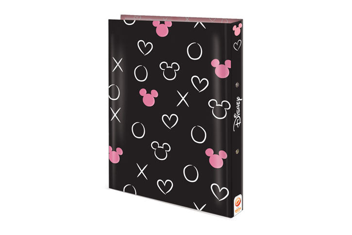 קלסר פוליו קרטון משודרג - מיני ומיקי XOXO