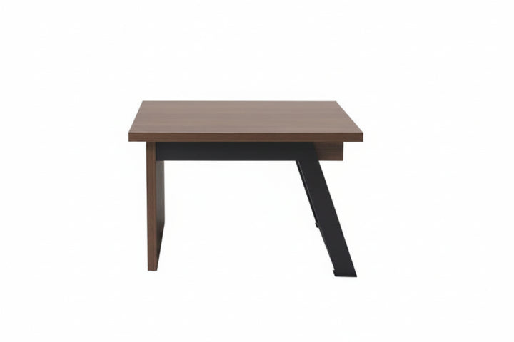 Coffee table, FLAT model, black color, black leg