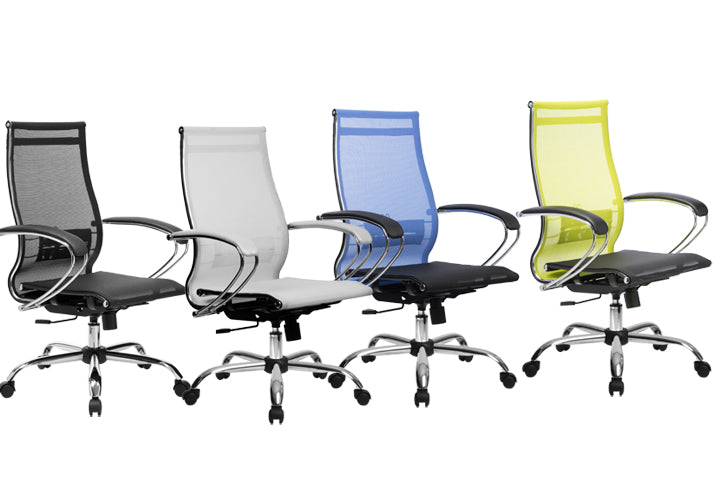 כסא רשת ארגונומי גב נמוך Metta Set 9