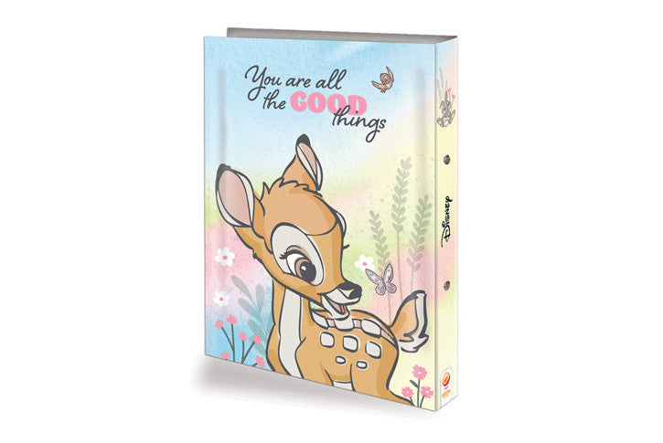 קלסר פוליו קרטון  במבי