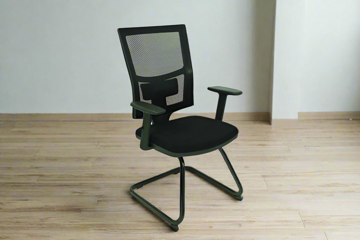 כסא המתנה גב רשת דגם LISA כולל ידיות מתכוננות - 8230