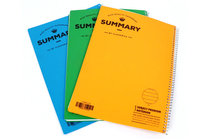 מחברת ספירלה כריכת פלסטיק נושא אחד - 56 גרם, גודל A4