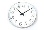 שעון קיר קוטר כ 30 ס``מ - מנגנון שקט - מסגרת שיש