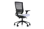 כסא משרדי גב רשת Saturn 100PA שחור