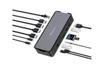 תחנת עגינה מקצועית USB-C בעלת 15 חיבורים מבית Verbatim