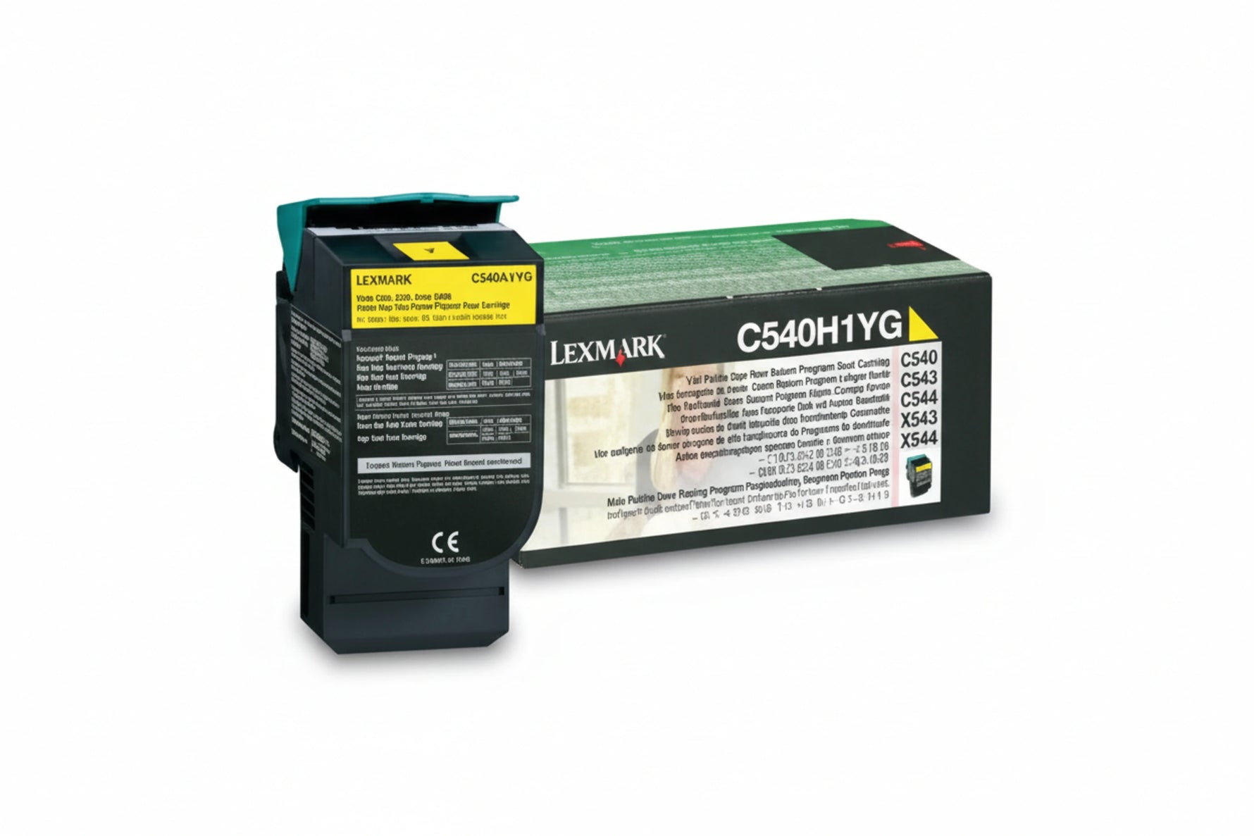 טונר מקורי צהוב LEXMARK C540A1YG