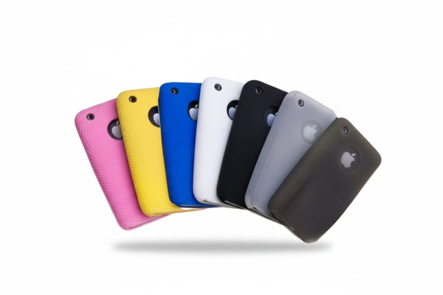מגן סילקון מעוצב עבור-iPhone 3G / 3GS