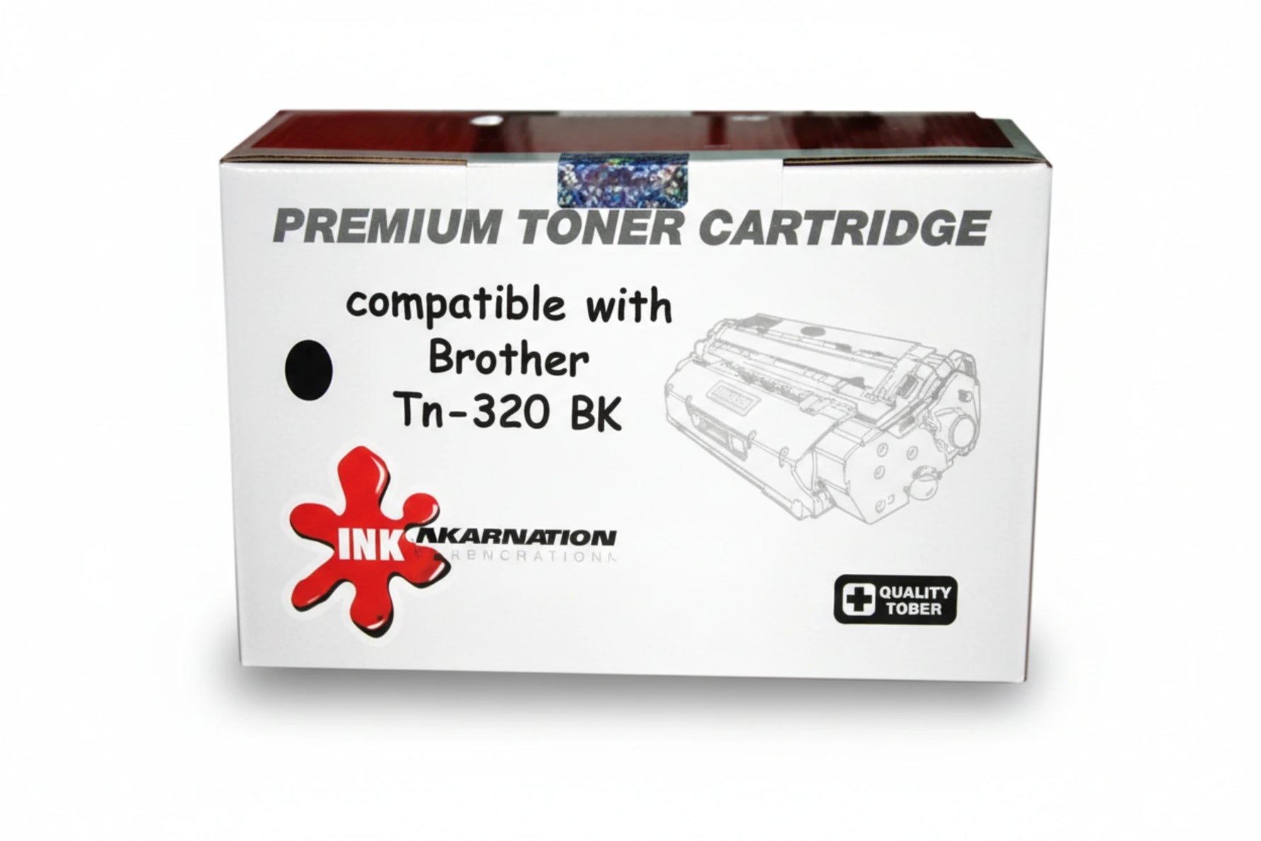 טונר חליפי שחור BROTHER TN320BK לכ-2500 דף