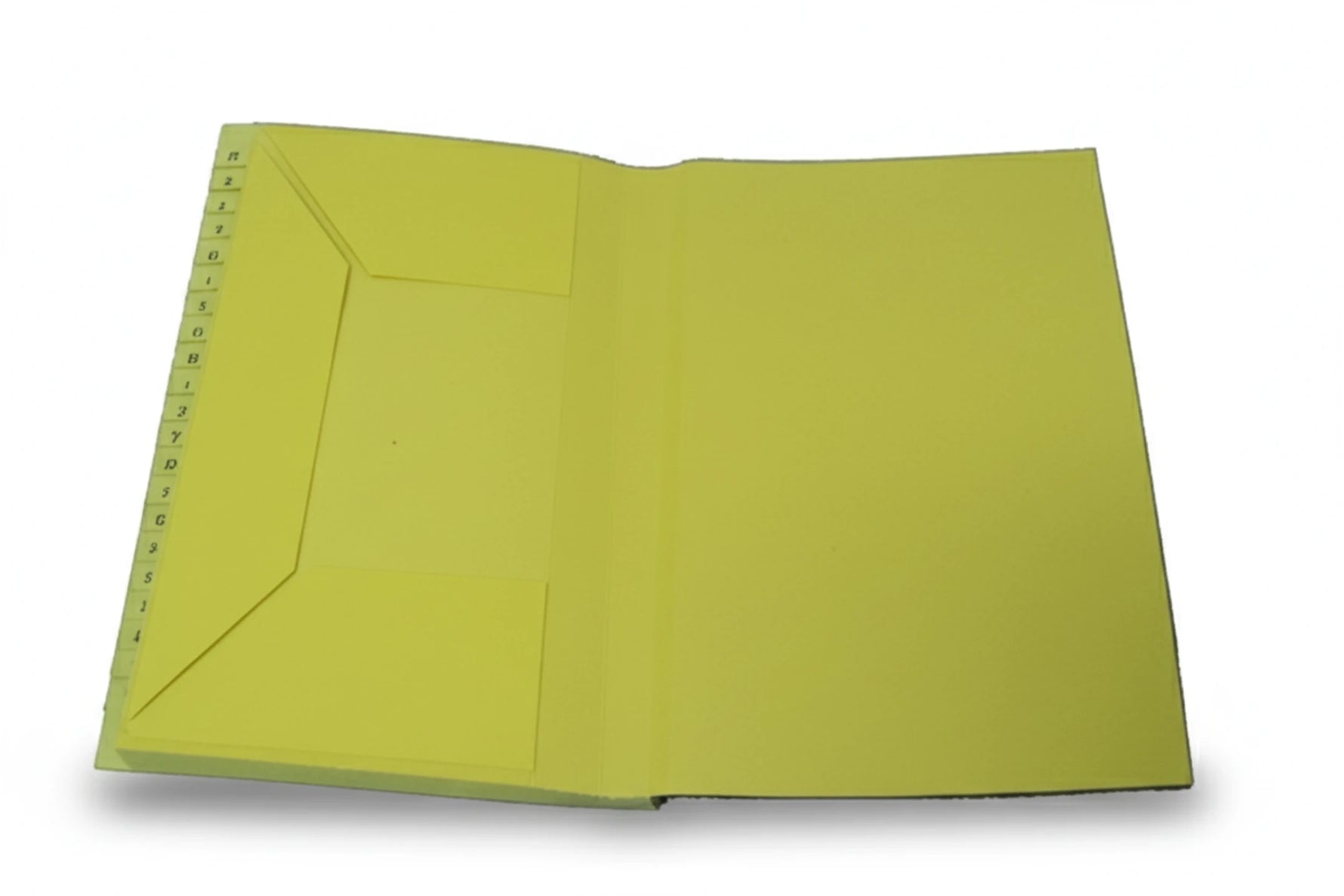 סדרן מכורך תת-1/12 פוליו עם קלפה